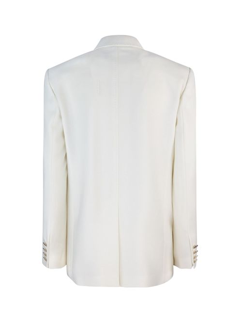 Blazer Edicola in crepe satin di lana Bianco MAX MARA STUDIO | 2516041071600010